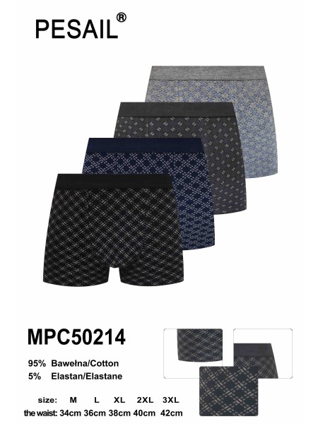 BOKSERKI MĘSKIE .SIZE: M -3XL (24 SZT/PACZKA) KOLOR JAK NA ZDZIĘCIU