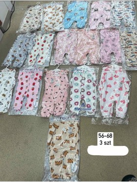 Kombinezon DZIECIĘCA ,size 56-68,paczka 3szt,1kolor