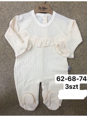 Kombinezon DZIECIĘCA ,size 62-74,paczka 3szt,1kolor