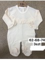 Kombinezon DZIECIĘCA ,size 62-74,paczka 3szt,1kolor