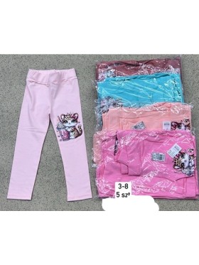 Leginsy  DZIECIĘCA ,size 3-8 lat,paczka 5szt,1kolor