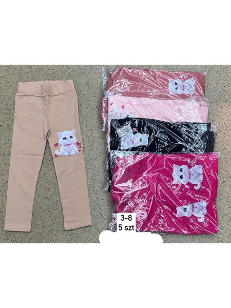Leginsy  DZIECIĘCA ,size 3-8 lat,paczka 5szt,1kolor