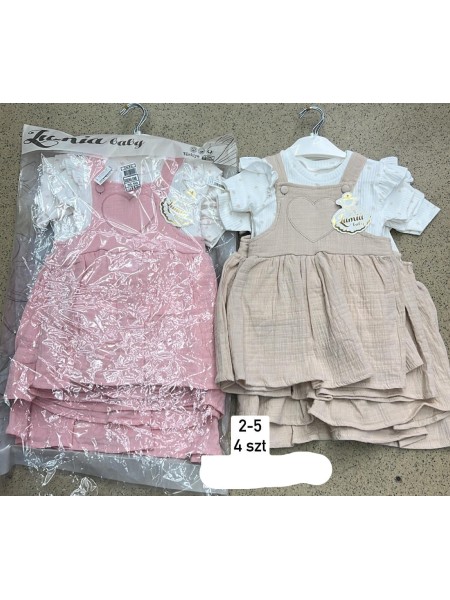 Sukienka DZIECIĘCA ,size 2-5 lat,paczka 4szt,1kolor