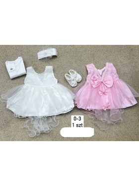 Sukienka DZIECIĘCA ,size 0-3m,paczka 1szt,1kolor