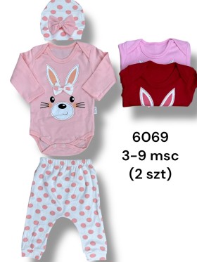 Komplety DZIECIĘCA ,size 3-9m,paczka 2szt,1kolor