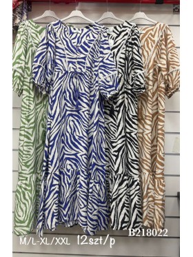 Sukienki damskie , Size m-2xl ,paczka 12szt,mix kolor