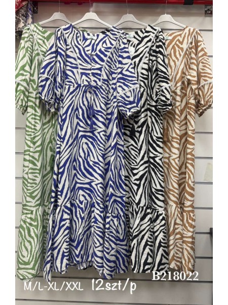 Sukienki damskie , Size m-2xl ,paczka 12szt,mix kolor