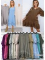 Sukienki damskie Włoski ,size uni  ,paczka 6szt mix kolor