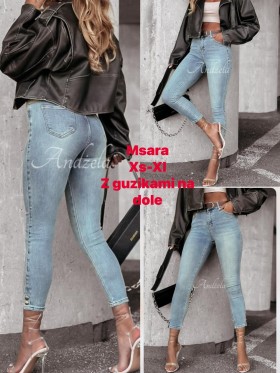 Jeansy damskie M'sara,size xs-xl, paczka 10szt,