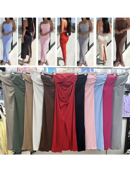 Sukienki damskie Włoski ,size uni  ,paczka 6szt mix kolor