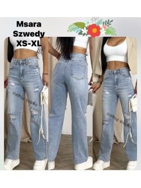 Jeansy damskie M'sara,size xs-xl, paczka 10szt,