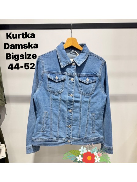 Kurtki Jeansowe damskie ,size 42-52, paczka 12szt,