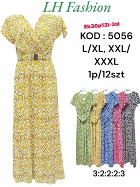 Sukienki damskie , Size l-3xl ,paczka 12szt,mix kolor
