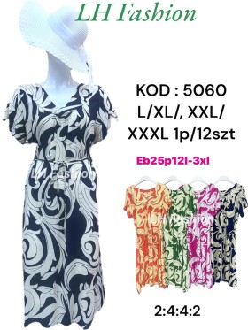 Sukienki damskie , Size l-3xl ,paczka 12szt,mix kolor