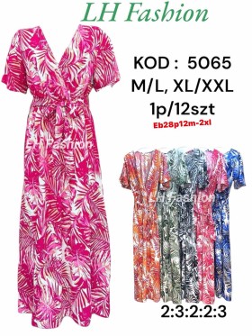 Sukienki damskie , Size l-2xl ,paczka 12szt,mix kolor
