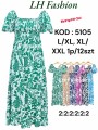 Sukienki damskie , Size l-2xl ,paczka 12szt,mix kolor