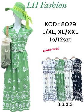Sukienki damskie , Size l-2xl ,paczka 12szt,mix kolor