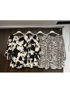 Bluzki damskie Włoskie , Size uni,paczka 6szt,mix kolor