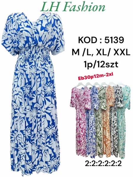 Sukienki damskie , Size m-2xl ,paczka 12szt,mix kolor
