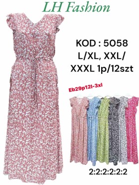 Sukienki damskie , Size l-3xl ,paczka 12szt,mix kolor