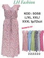 Sukienki damskie , Size l-3xl ,paczka 12szt,mix kolor
