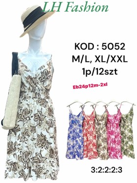 Sukienki damskie , Size m-2xl ,paczka 12szt,mix kolor