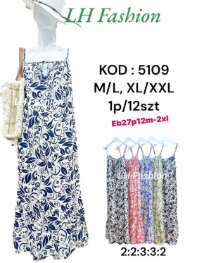 Sukienki damskie , Size m-2xl ,paczka 12szt,mix kolor