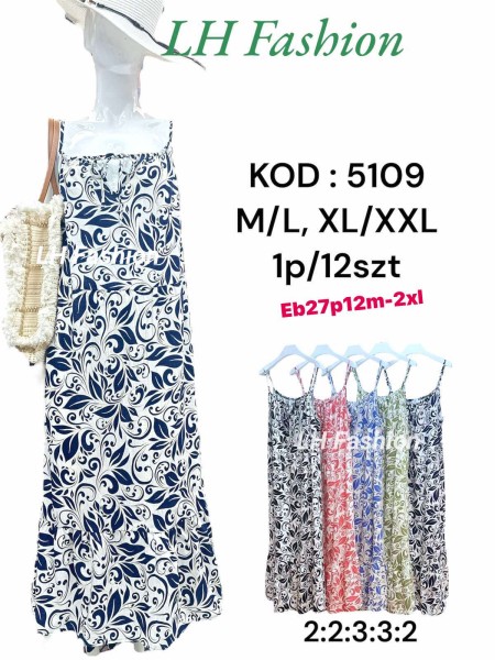 Sukienki damskie , Size m-2xl ,paczka 12szt,mix kolor