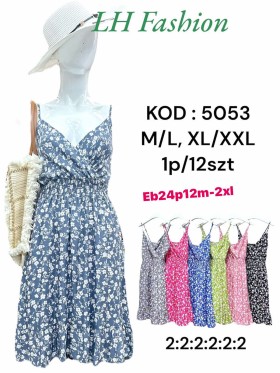 Sukienki damskie , Size m-2xl ,paczka 12szt,mix kolor