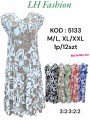 Sukienki damskie , Size m-2xl ,paczka 12szt,mix kolor