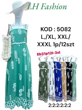 Sukienki damskie , Size l-3xl ,paczka 12szt,mix kolor
