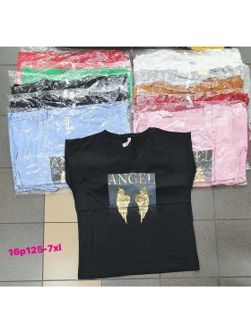 Bluzki damskie , Size 5-7xl ,paczka 12szt,mix kolor