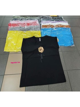 Bluzki damskie , Size 5-7xl ,paczka 12szt,mix kolor