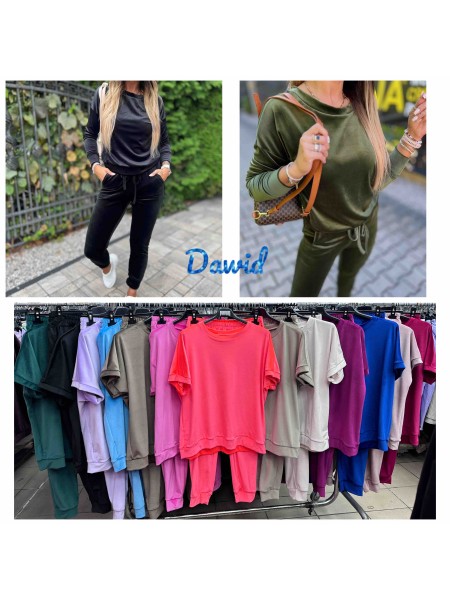 Komplety damskie Włoski , size uni, paczka 6szt, mix kolor