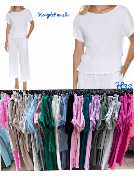 Komplety damskie Włoski , size uni, paczka 6szt, mix kolor