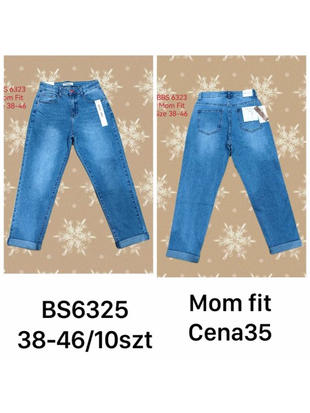 Jeansy damskie ,size 38-46, paczka 10szt,