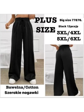 Spodnie damskie ,size 3-6XL, paczka 12szt,1 kolor