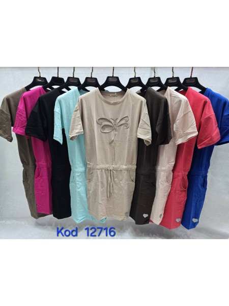 Sukienki damskie Tureckie , size uni paczka 12szt,mix kolor