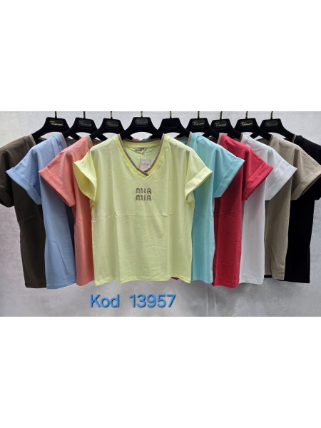 Bluzki damskie Tureckie, size standard ,paczka 12szt mix kolor