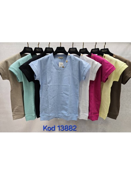 Bluzki damskie Tureckie, size standard ,paczka 12szt mix kolor