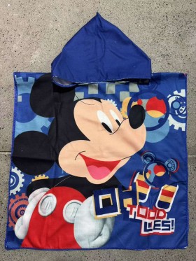 Dziecięce okrycie plażowe z kapturem w rozmiarze 120/60cm, Każdy osobno pakowany
