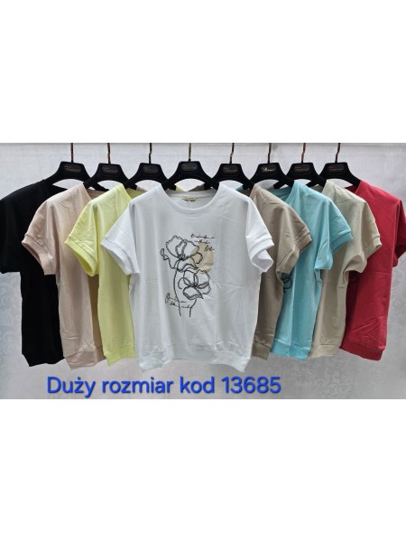 Bluzki damskie Tureckie, size standard ,paczka 12szt mix kolor