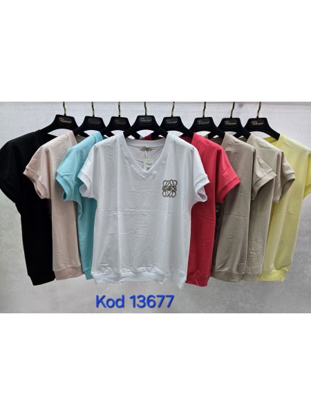 Bluzki damskie Tureckie, size standard ,paczka 12szt mix kolor