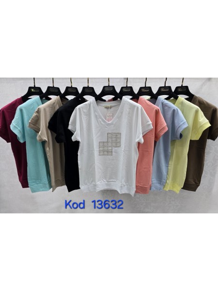 Bluzki damskie Tureckie, size standard ,paczka 12szt mix kolor