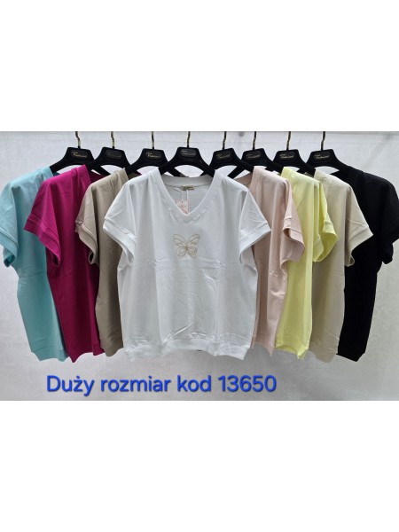 Bluzki damskie Tureckie, size standard ,paczka 12szt mix kolor