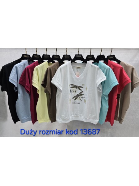 Bluzki damskie Tureckie, size standard ,paczka 12szt mix kolor