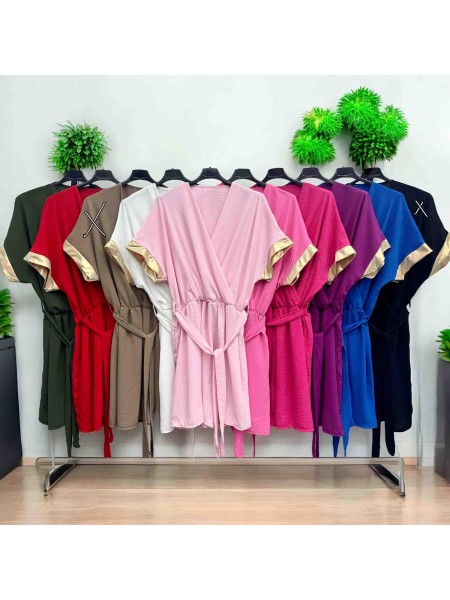 Kombinezony Biust do 140cm, długość 95cm damskie Włoskie,size UNI, paczka 6szt,mix kolor