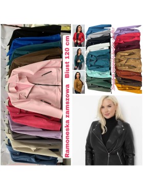 Kurtki Biust do 120cm, damskie Włoskie,size UNI, paczka 6szt,mix kolor