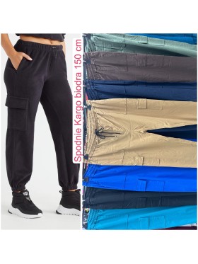 Spodnie biodra 150 cm damskie Włoskie,size UNI, paczka 6szt,mix kolor