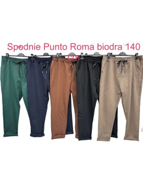 Spodnie biodra 140 cm damskie Włoskie,size UNI, paczka 6szt,mix kolor